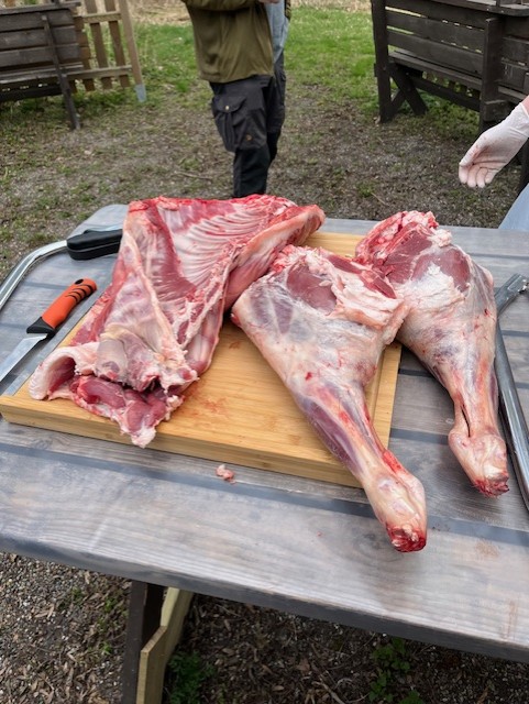 Udskæring af kød