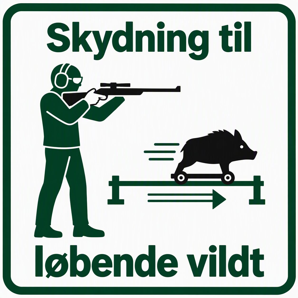 Skydning til løbende vildt